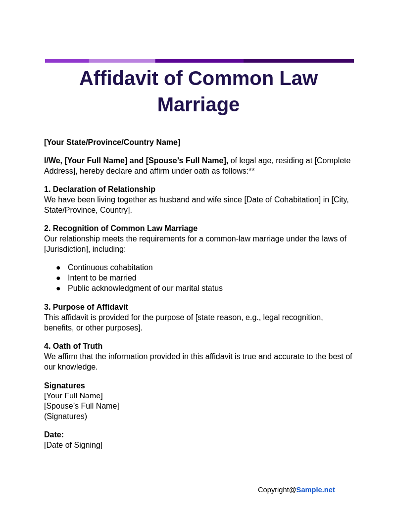 Affidavit of Common Law Marriage Google Docs 12 06 2024 11 10 AM