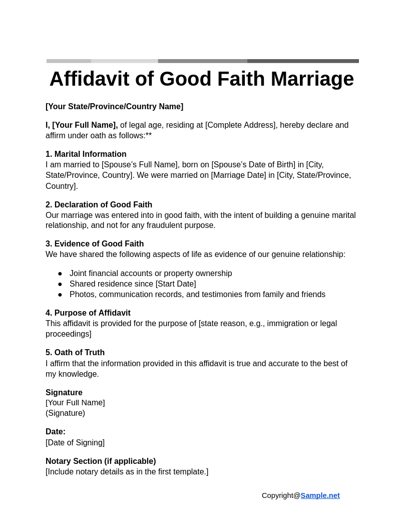 Affidavit of Good Faith Marriage Google Docs 12 06 2024 11 10 AM