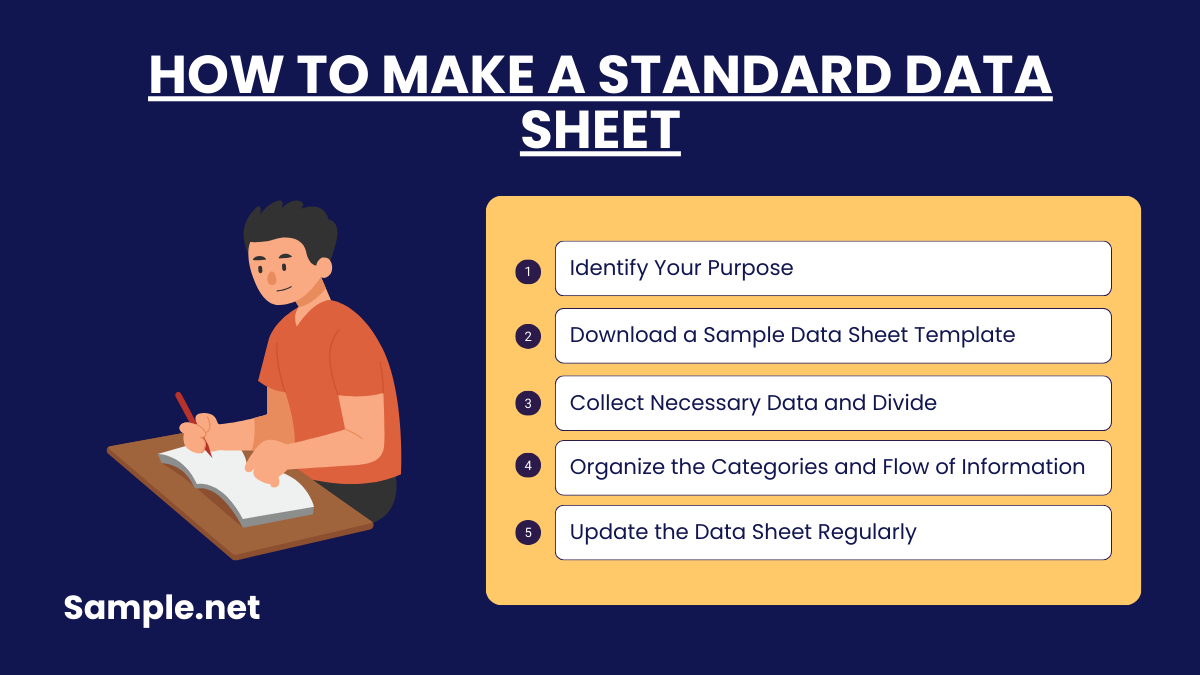 How to Make a Standard Data Sheets