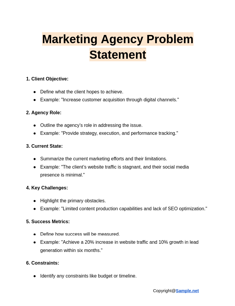 Marketing Agency Problem Statement Google Docs 01 03 2025 04 20 PM