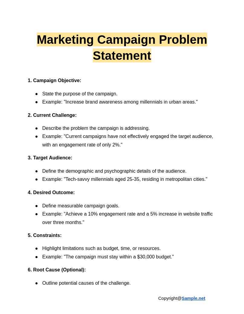 Marketing Campaign Problem Statement Google Docs 01 03 2025 04 20 PM