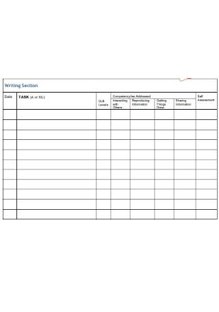 Portfolio Skills Inventory Sheets