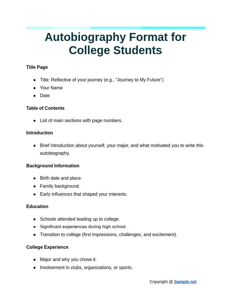 Autobiography Format for College Students Google Docs 10 24 2024 11 05 AM