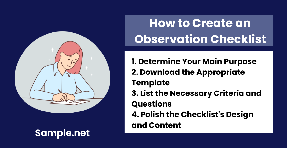 How to Create an Observation Checklist