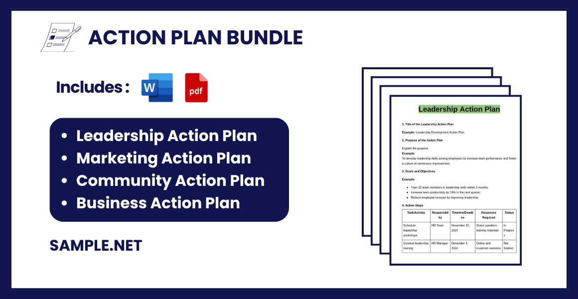 action plan bundle