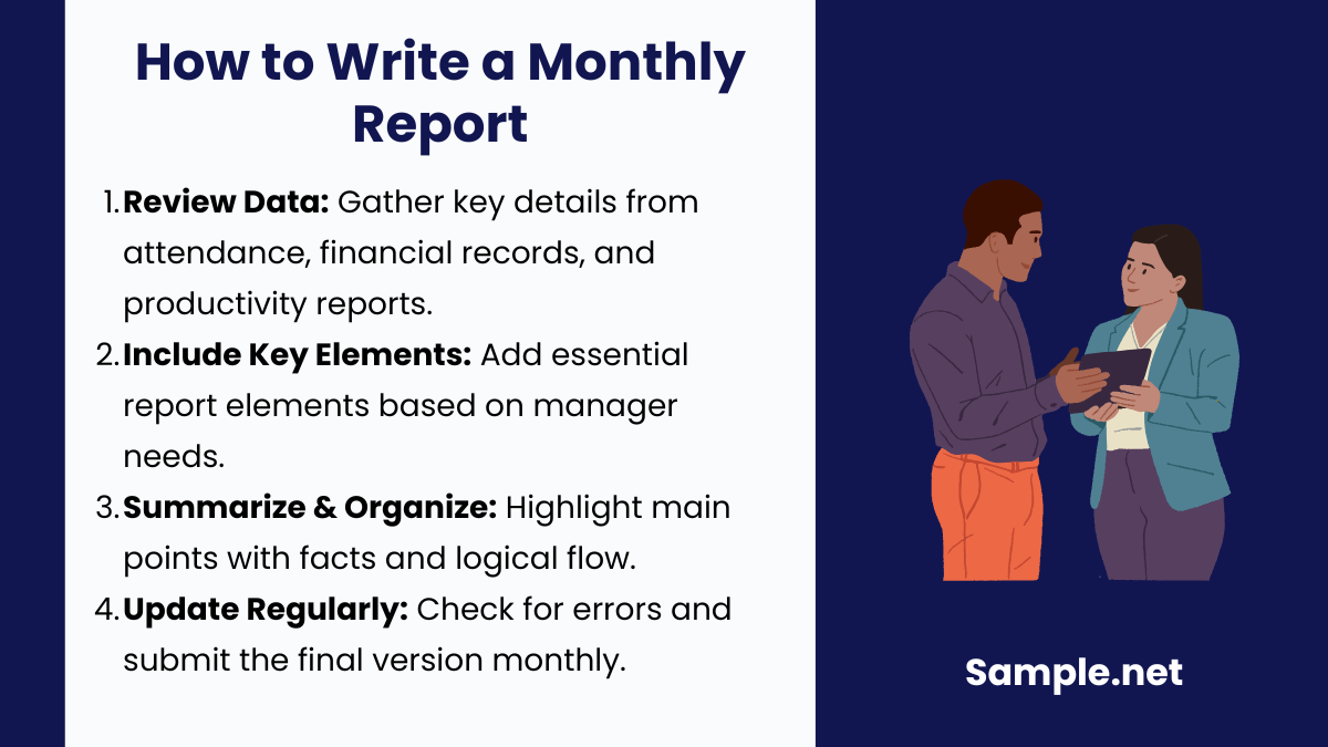 How to Write a Monthly Report