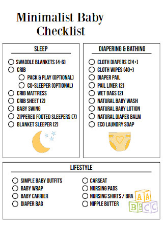 Minimalist Baby Registry Checklist