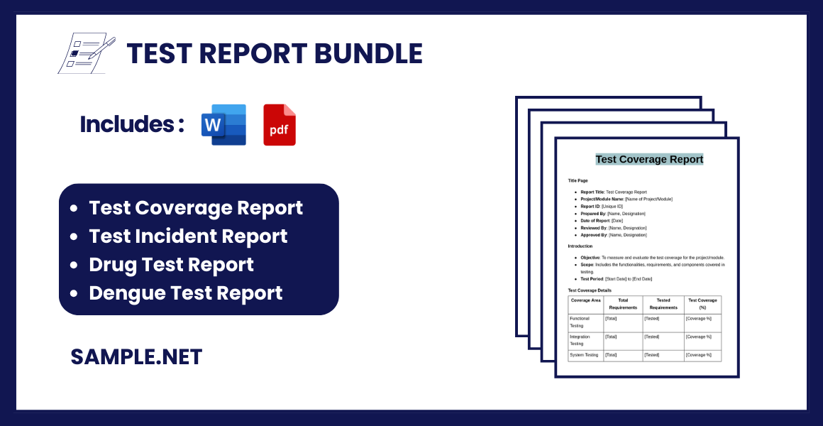 test report bundle