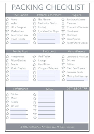 Vacation Mode Checklist Template