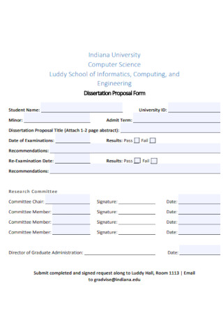 Engineering Dissertation Proposal Form 