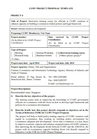 Log Term Project Training Proposal