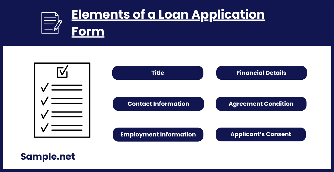 Elements of a Loan Application Form