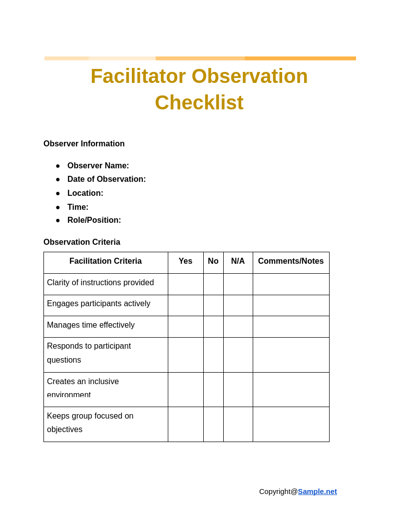 Facilitator Observation Checklist Google Docs 11 05 2024 11 55 AM