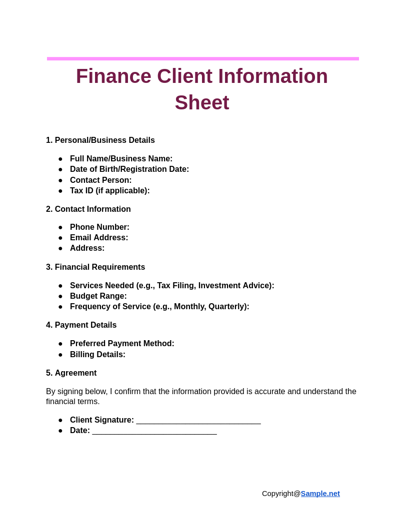 Finance Client Information Sheet Google Docs 12 03 2024 10 36 AM