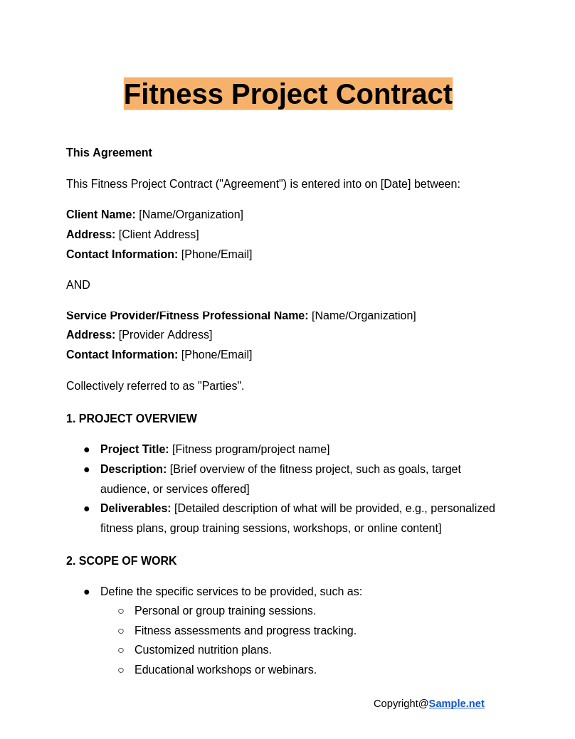 Fitness Project Contract Google Docs 01 08 2025 04 43 PM