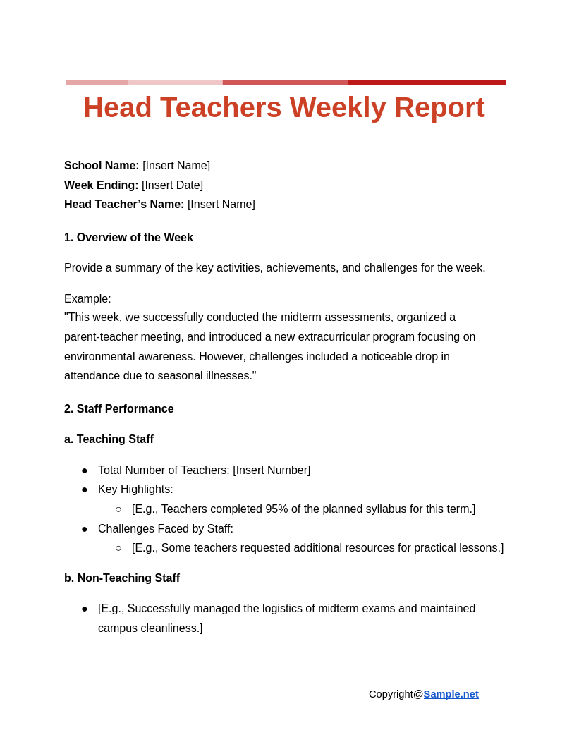 Head Teachers Weekly Report Google Docs 11 08 2024 04 19 PM