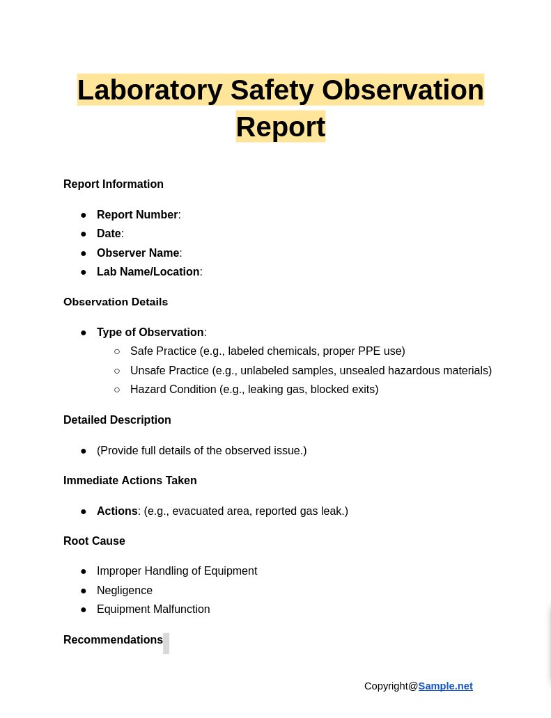 Laboratory Safety Observation Report Google Docs 01 08 2025 04 33 PM