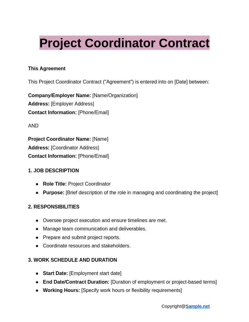 Project Coordinator Contract Google Docs 01 08 2025 04 43 PM