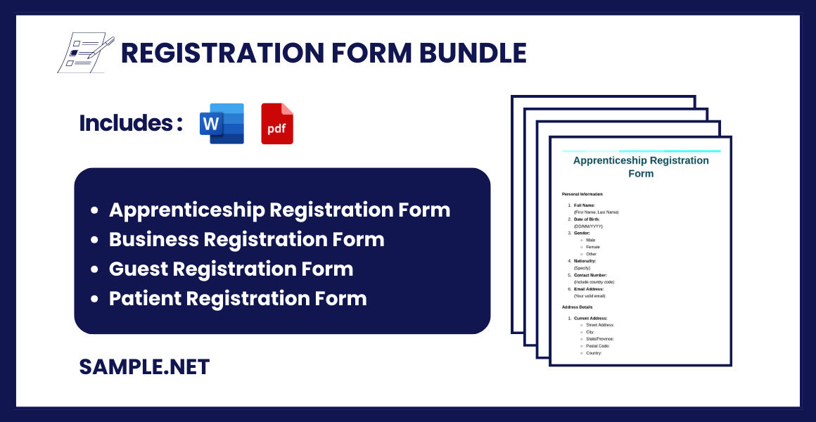 registration form bundle