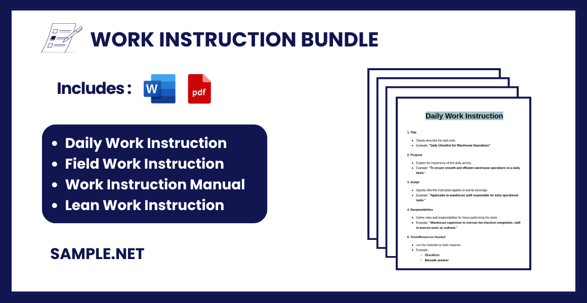 work instruction bundle