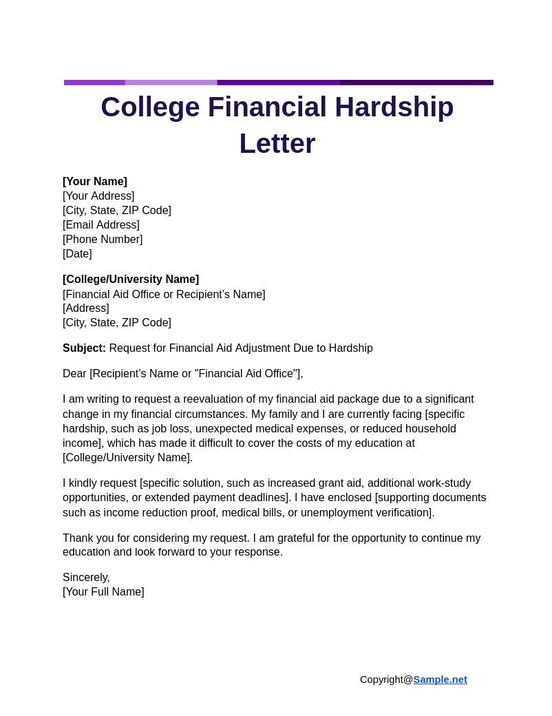 College Financial Hardship Letter Google Docs 12 02 2024 10 52 AM