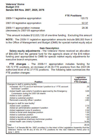 Home Fund Budget Template