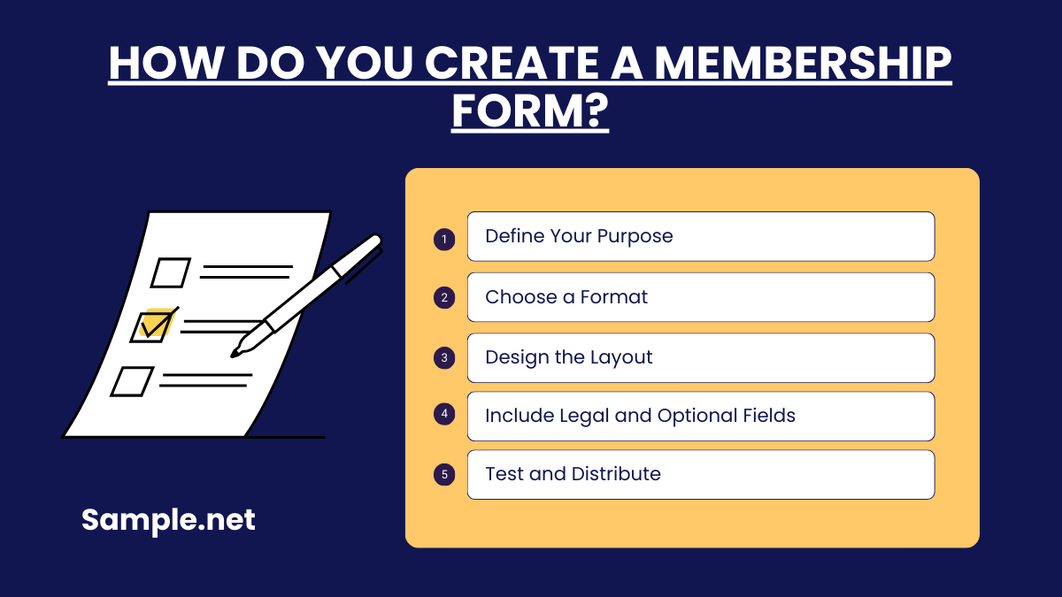 How Do You Create a Membership Form