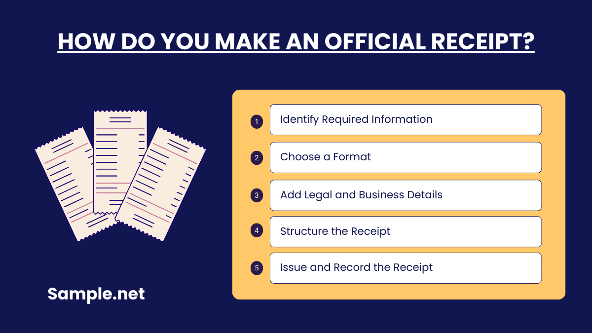 How Do You Make an Official Receipt