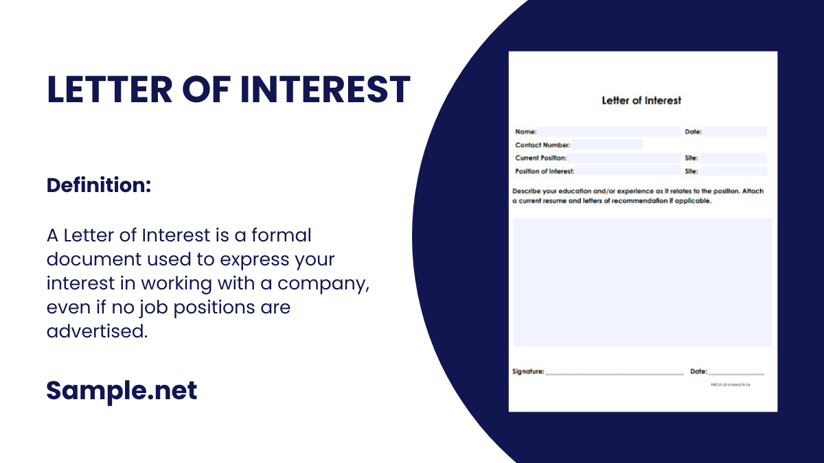 Letter of Interest