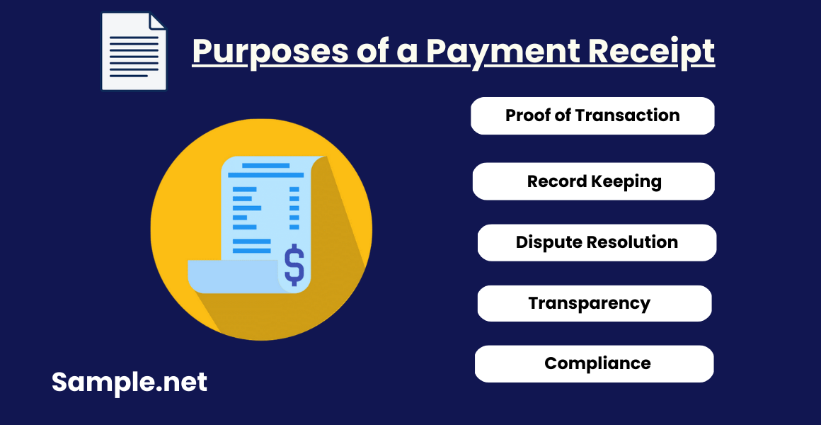 Purposes of a Payment Receipt