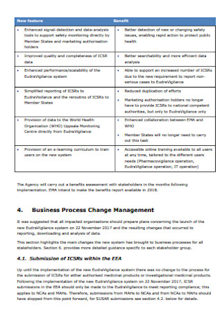 Stakeholder Change Management Plan