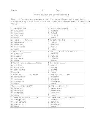 Basic Spelling Test