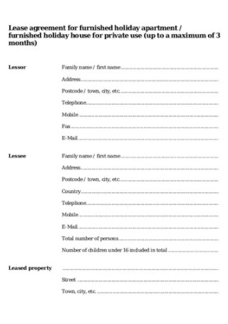 House Rental Lease Agreement