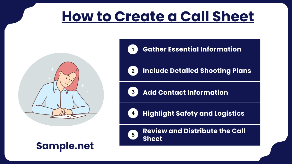 how to create a call sheet