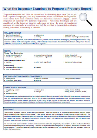 Property Maintenance Report Form