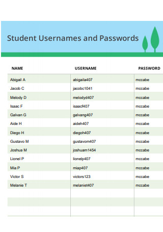 Usernames and Passwords List