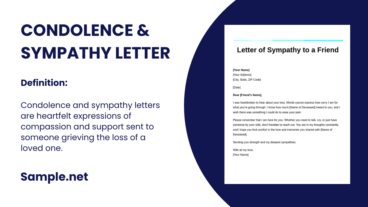 Condolence & Sympathy Letter