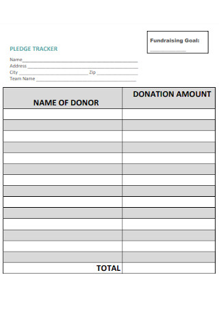 Donation Amount Tracker