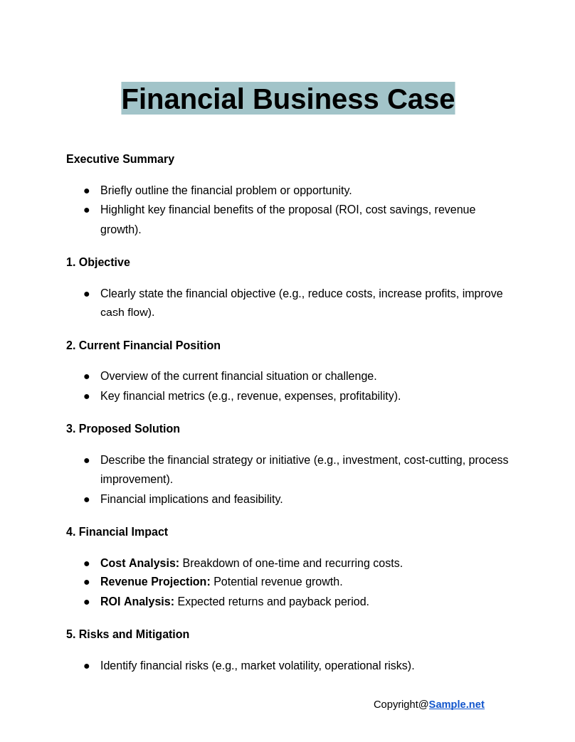 Financial Business Case Google Docs 12 24 2024 10 55 AM