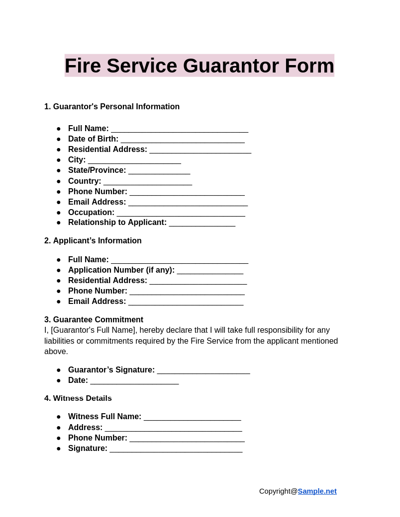 Fire Service Guarantor Form Google Docs 12 24 2024 11 07 AM