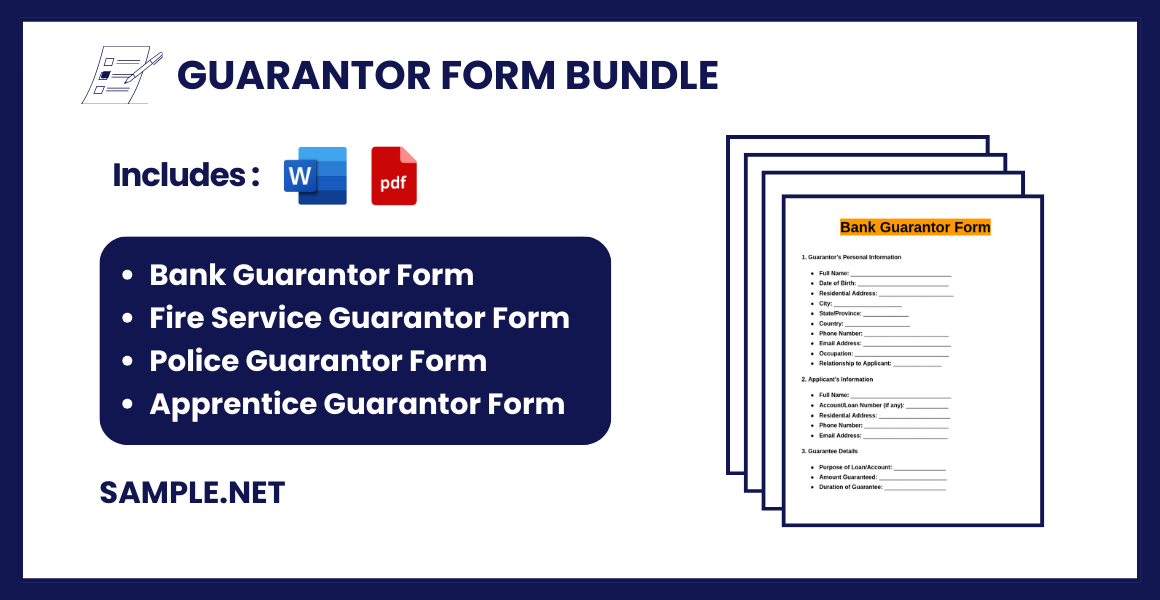 guarantor form bundle