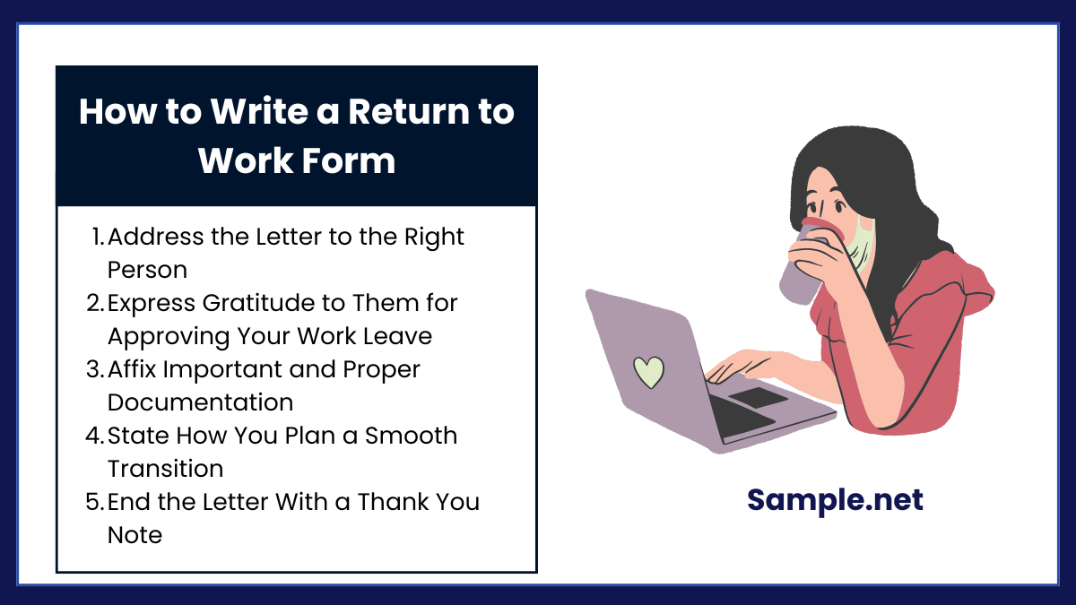 How to Write a Return to Work Form