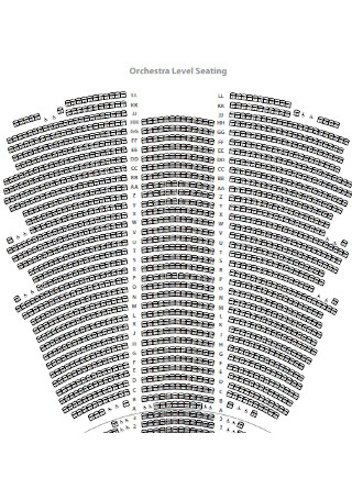 Orchestra Level Seating Chart
