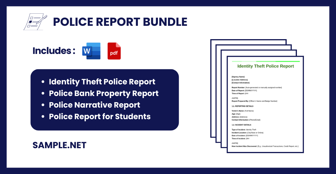 police report bundle