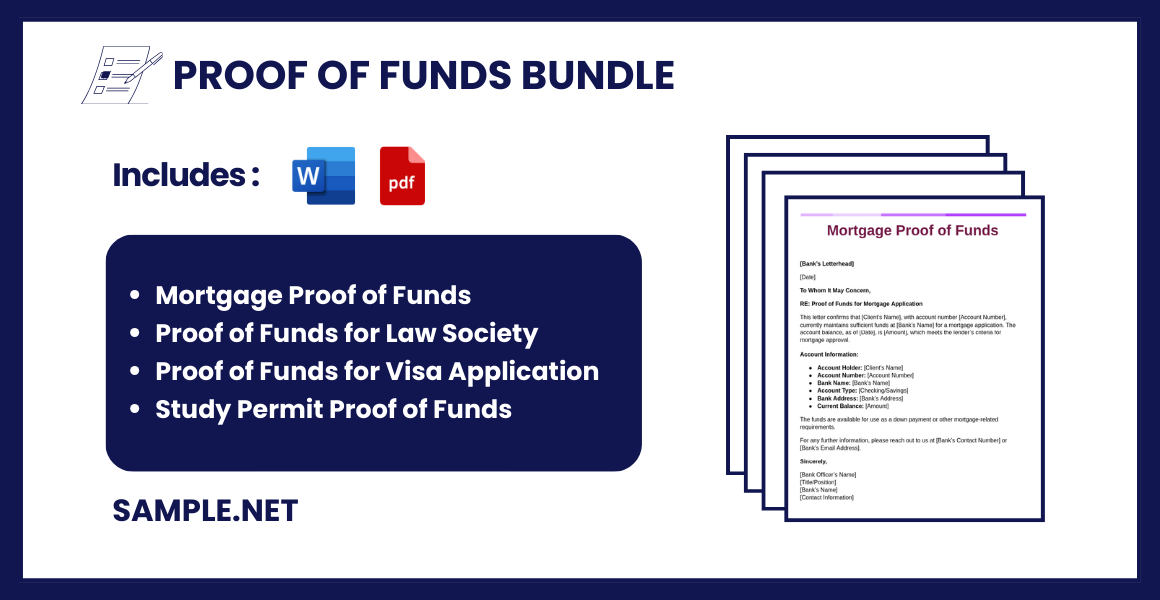 proof of funds bundle