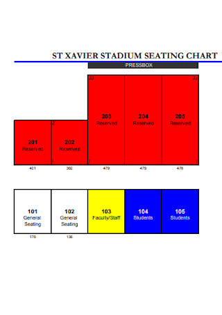 Stadium Seating Chart