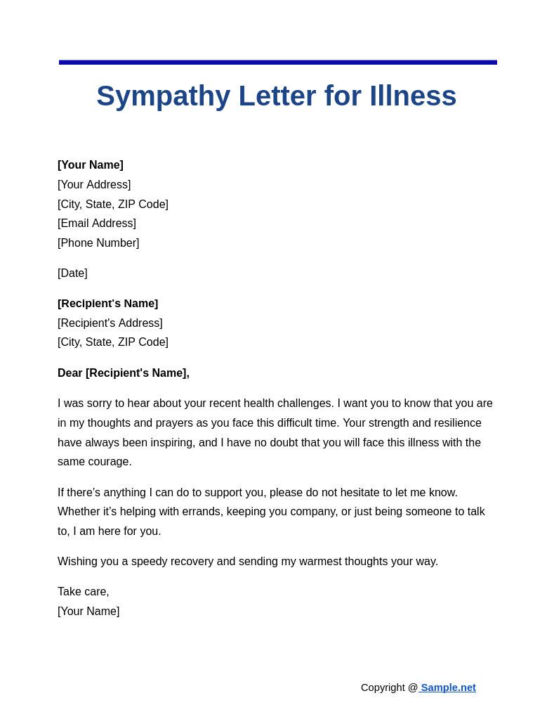 Sympathy Letter for Illness Google Docs 10 15 2024 03 53 PM