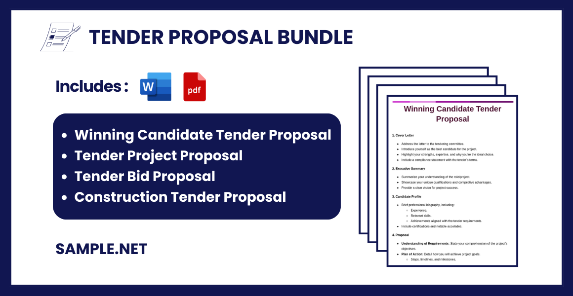 tender proposal bundle