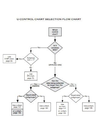 Control Chart Seclection Flow Chart
