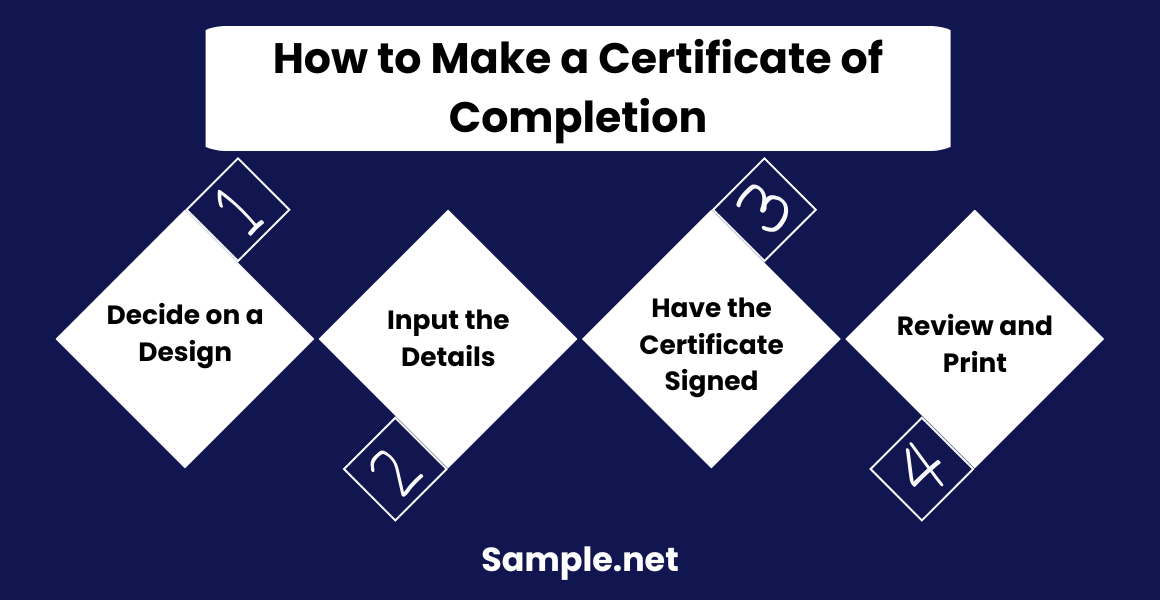 How to Make a Certificate of Completion